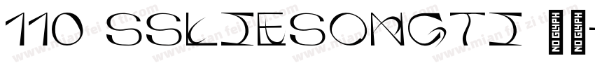 110 SSLiesongTi 常规字体转换